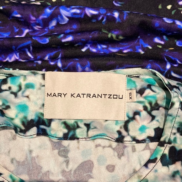 MARY KATRANTZOU silk Y2K digital floral dress, size XS - Picture 2 of 12